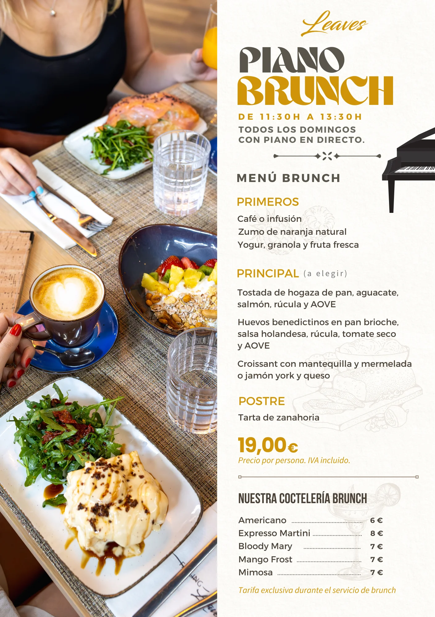 Una experiencia gastronómica única todos los fines de semana